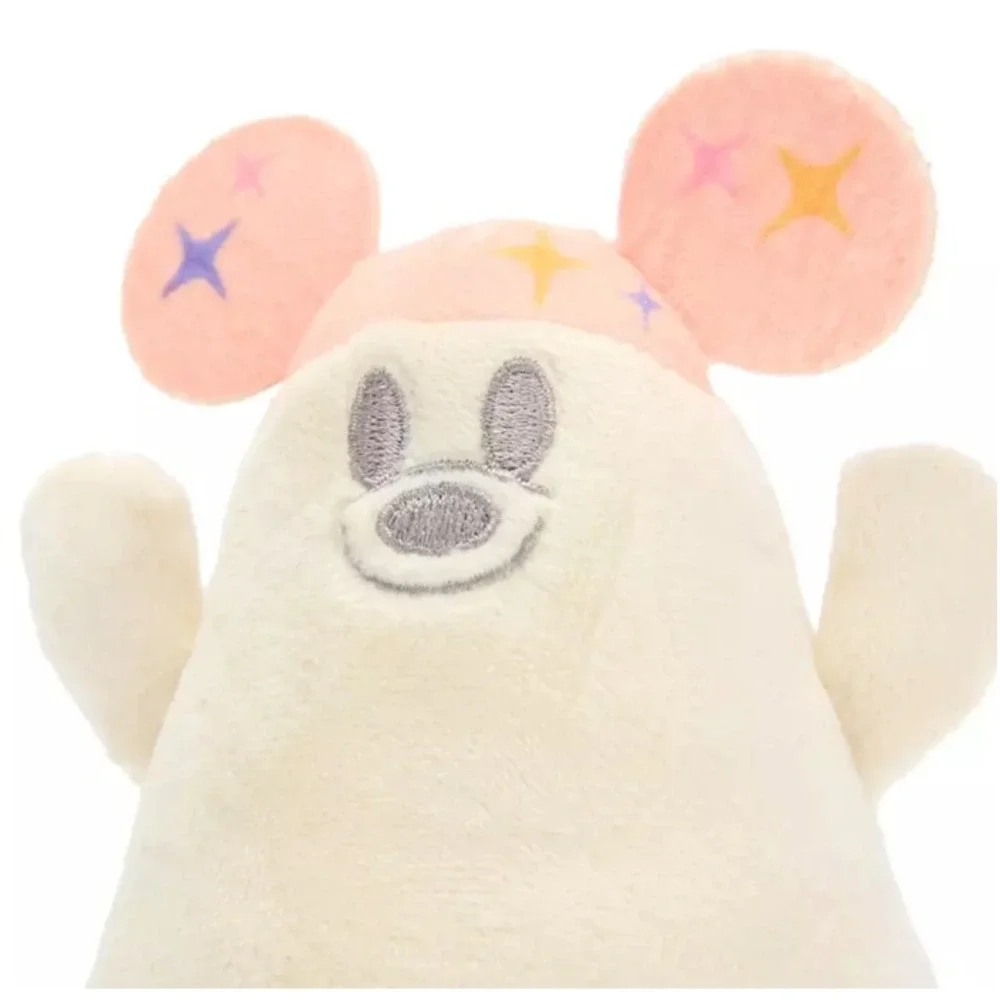 Disney Parks Plush Magnetic Shoulder Pal Halloween Pastel Ghost Mickey Light Up